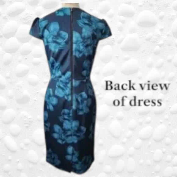 Chic Betsey Johnson Teal Dress – Floral, Feminine & Fabulous! - Picture 2 of 7